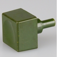 Saia Burgess 18.8mm square green Button